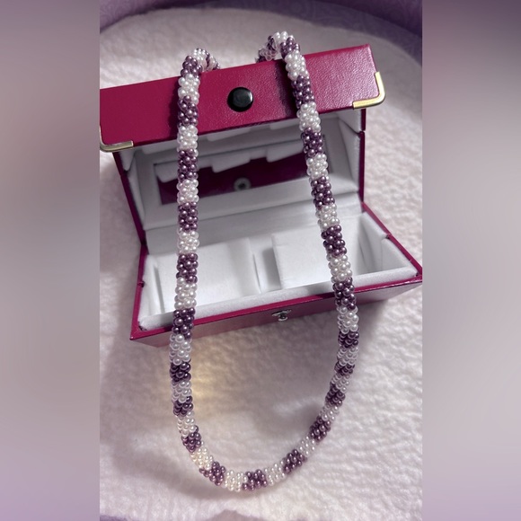 Bead seed necklace - Picture 3 of 10